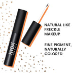 2 Colors Liquid Freckle Pen, Natural Like Freckle Makeup Pen Soft Dot Spot, Waterproof and Smudgeproof Quick Dry for Instant Create Realistic Freckles Make Up(Dark Brown+Light Brown)