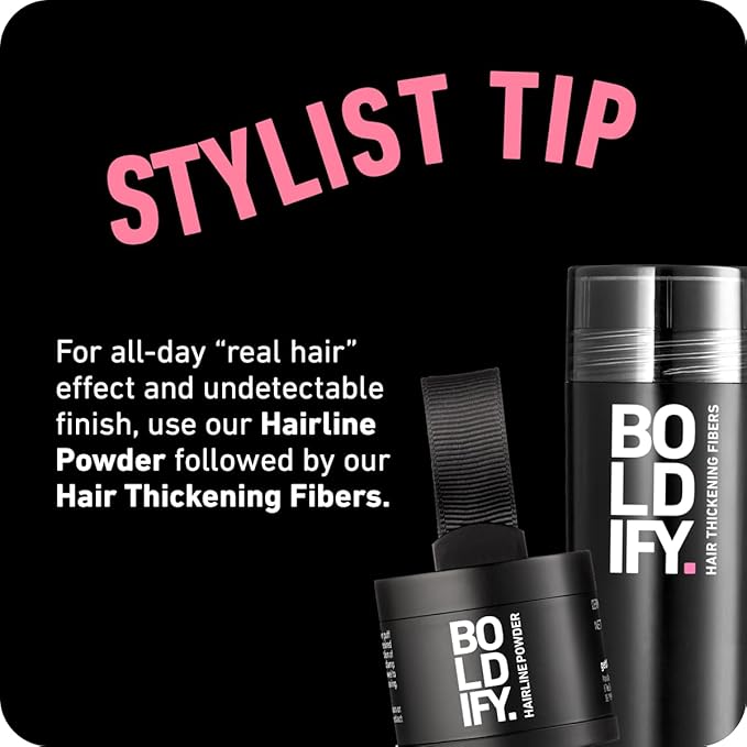 BOLDIFY Hairline Powder Color Sample Kit - Root Touch Up Hair Color for Gray Coverage - Bald Spot Concealing Hair Powder for Women & Men - 24-Hour Stain-Proof - Darker Blondes