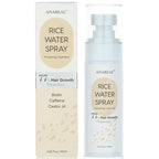 Hair Growth Oil Spray: Fermented Rice Water with Biotin & Castor Oil for Daily Hair Thickening & Scalp Nourishment - Natural Non-greasy 2oz