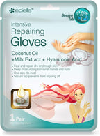 Epielle Intensive Repairing Hand Mask 6 Pairs, Renew and Soften with Coconut Oil & Milk Extract, Deep Moisturizing Gloves for Dry, Cracked Hands, Self Care Gifts for Women, Spa Kit, Stocking Stuffers