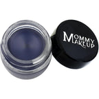Mommy Makeup Waterproof Stay Put Gel Eyeliner Pot with Micropigments - Smudge-Proof, Long Lasting, Highly Pigmented Cream Eye Liner, 0.14 oz (Blue Angel)