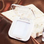 evpct Matte White Eyeshadow Singles, White Matte Cream Powder Eye Shadow Palette Makeup for Older Women, High Pigment Waterproof Monochrome Mini Eyeshadow Palette, sombra de ojos