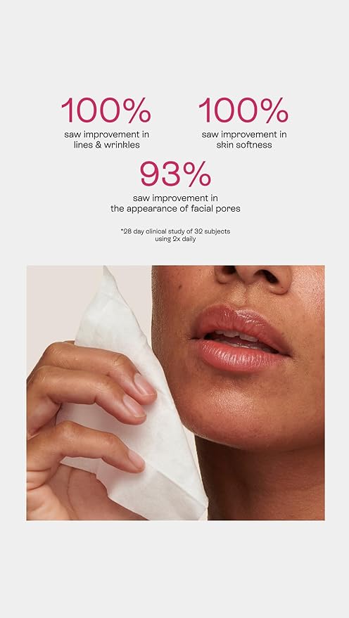 BeautyStat Triple Action One-Step Daily Exfoliating Peel Pad for Uneven Tone, Texture, Fine Lines, Enlarged Pores - Made in the USA - Gentle Exfoliator Pad with AHAs, BHAs, Glucosamine to Brighten