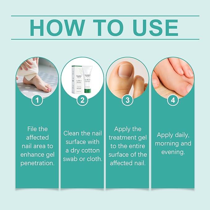 2Pcs Nail Fungus Treatment Gel, Natural Nail Care Gel, Multi-Purpose Nail Repair Oil Serum.