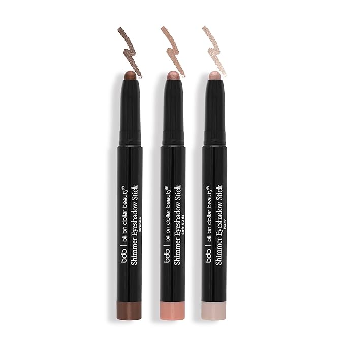 billion dollar brows bdb Shimmer Eyeshadow Stick - Multi-Use Eye Makeup in Shimmer, Sparkly Eye Glitter, Warm