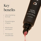 DIME Beauty Tinted Lip Balm (Desert Rose) - Hydrating Tinted Lip Balm and Gloss, Vegan & Cruelty-Free, Anti-Aging Lip Care, .5 oz / 15 ml