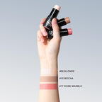 FOCALLURE 3 Pcs Cream Contour Sticks,Shades with Highlighter & Bronzer & Blush,Non-greasy Long-wear Face Contouring Pen,Easy to Sculpt the Face and Create a Lightweight Finishing Makeup,LIGHT-MEDIUM