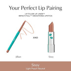 Thrive Causemetics Impact-FULL Smoothing Lipstick, Moisturizing Lip Makeup Essential with Vitamin, Lightweight Creamy Lipstick for Women, Long Lasting, Vegan, Shade Sissy (Light Pink Neutral)