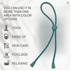 6 Pcs Adjustable Thick Hair Ties, Large Ponytail Holders for Natural Hair, Buns, Locs, Dreads, Curly & Afro Hair/Puffs - 3 Colors Hair Bracelet Bulk