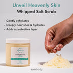 Sumbody Exfoliating Body Salt Scrub (21oz) Dragon Fruit, Antoxidant Rich, All Natural, USA Made, Self Care Gifts For Women, Teens, Men Sensitive Skin Nourishing, Hydrating, Non-Toxic