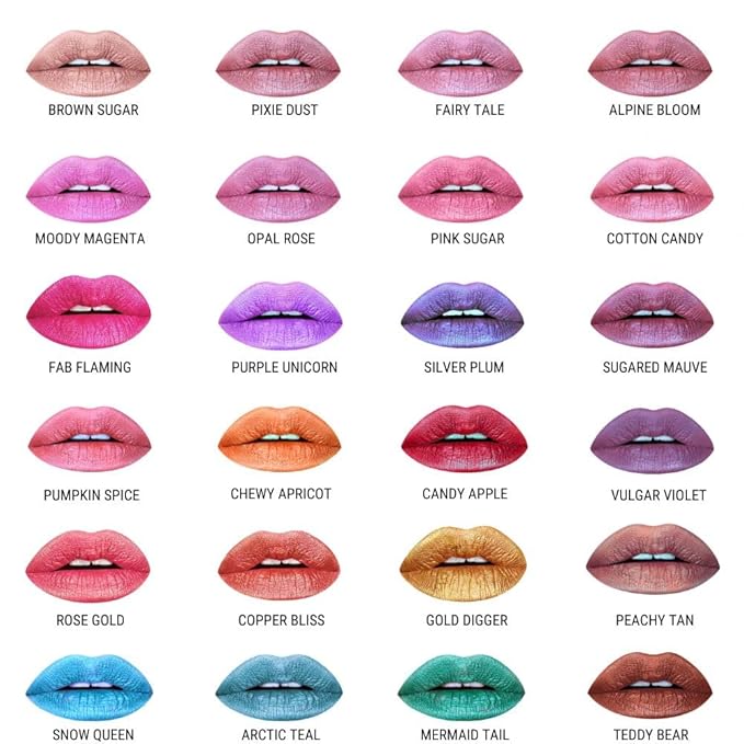 Aromi Metallic Liquid Lipstick | Light Brown Nude Lip Color for Women, Long-lasting, Shimmery Finish, Vegan, Handmade (Brown Sugar)