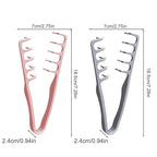 Volugrip Fringe Comb, Textured Styling Comb, Fluffy Curly Hair Comb for Volume & Fringe Parting, Anti-Frizz Styling Tool for Men & Women (Pink+Green)