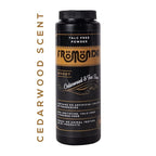 (Woody) Body Powder Cedarwood & Tea Tree (5 oz, 1-Pack) Unisex, Talc-Free, Anti-Chaffing, Sweat Defense with Essential Oils