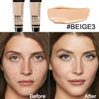 2 Pack Liquid Foundation Cream for Face Makeup,Durable