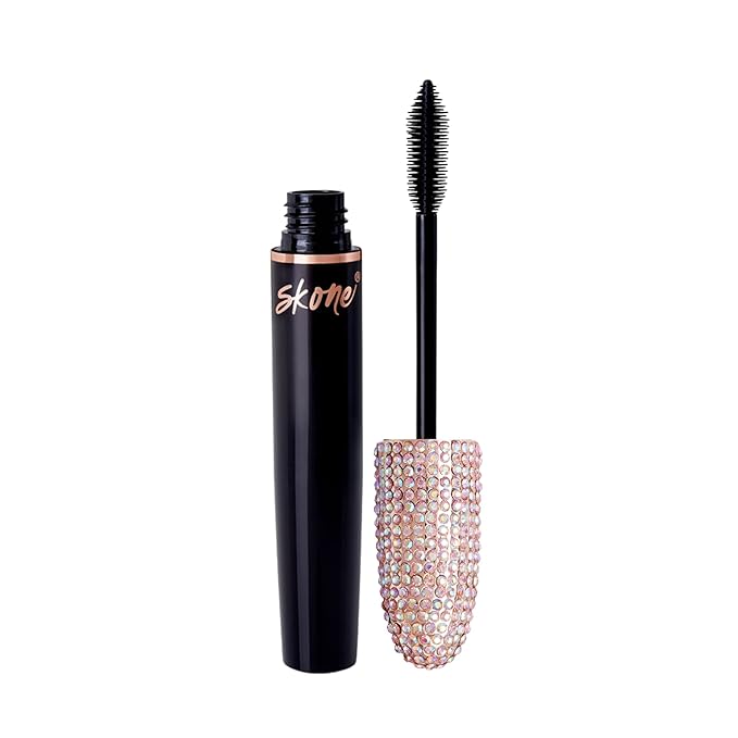 Skone Cosmetics Insanely Intense Luxe Waterproof Lash Bling Mascara - Thickening & Lengthening. Achieve Lash Lift Falsies Quality. Smudge Proof Lashes. Volumizing. Waterproof.