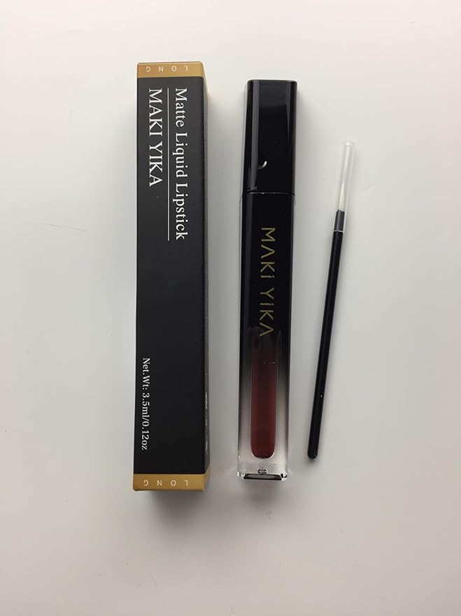 MAKI YIKA Dark Brown Lipstick for Women Color Stay Long Lasting Lipsticks, No Smudge Matte Liquid Lipstick Transferproof Cruelty-Free Lip Color |Chocolate Delight