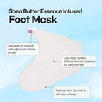 Epielle Intensive Repairing Foot Mask 6 Pairs, Renew and Soften with Coconut Oil & Milk Extract, Deep Moisturizing Socks for Dry, Cracked Feet, Self Care Gifts for Women, Spa Kit, Stocking Stuffers