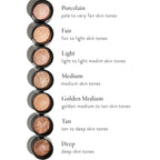 LAURA GELLER NEW YORK Award-Winning Baked Balance-n-Brighten To Go Travel Size Color Correcting Powder Foundation - Deep - Buildable Light to Medium Coverage - Demi-Matte Natural