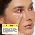 CLEARSTEM - BRIGHTEYES - Eye Gel - Nourishing Eye Cream - Cooling Gel - Stem Cells Blend - Peptides, Collagen, Aloe Vera - Gluten Free - Beauty, Self Care, Skin Care - 0.6 fl oz