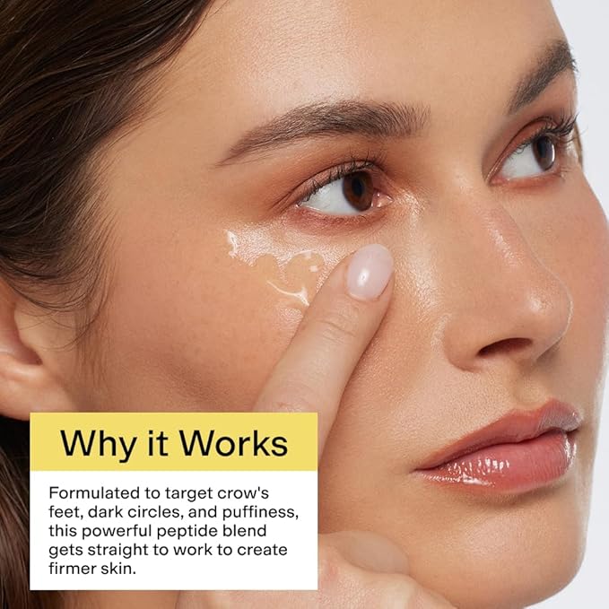 CLEARSTEM - BRIGHTEYES - Eye Gel - Nourishing Eye Cream - Cooling Gel - Stem Cells Blend - Peptides, Collagen, Aloe Vera - Gluten Free - Beauty, Self Care, Skin Care - 0.6 fl oz