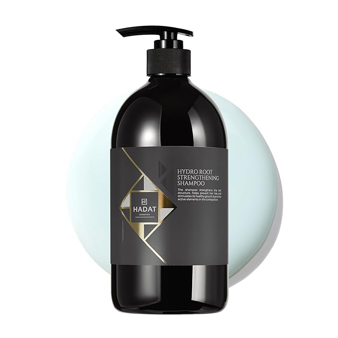 HADAT Root Strengthening Shampoo Hair Growth - Premium Rosemary Clarifying Shampoo for Oily Scalp - Moisturizing Volumizing - Sulfate Low, p-H Balanced, for Women & Men (27.05 Fl Oz)