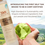 TanOrganic Self Tanning Oil Fake Tan Certified Organic Natural Vegan 100ml