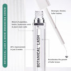 Contours Rx Botanical Lash & Brow Enhancing Serum – Organic, Drug-Free Growth Formula with Peptides & Botanicals – Strengthens, Hydrates & Nourishes – 5ml