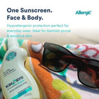 KINeSYS Fragrance Free Clear Spray Sunscreen for sensitive skin, SPF 50, Hypoallergenic, Broad Spectrum UVA/UVB protection for Face & Body; PABA and Oxybenzone FREE, 700+ Sprays, 4 Fl Oz/120 mL