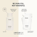 OUAI Medium Hair Bundle - Shampoo (10 Oz), Conditioner (10 Oz) & Hair Treatment Masque (8 Fl Oz) with Shea Butter, Keratin and Panthenol - Paraben, Phthalate and Sulfate Free