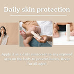 Roe Wellness- Kids SPF 50 Brush On Mineral Sunscreen Powder EWG Certified, Non-Toxic, Reef-Friendly, Easy to Apply for Kids, Babies & Parents (2Pack)