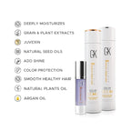 GK HAIR Global Keratin Moisturizing Shampoo and Conditioner Sets (DUO+Serum+Cashmere)