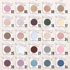 White Matte Single Eyeshadow, Lightweight Blendable Mini Eye Shadow for Older Women, Monochrome Eyeshadow Palette Makeup Pigmented Waterproof, Vegan & Cruelty-Free, 26