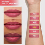 Dark Grape Purple Matte Lipstick Crayon for Women, Long Lasting Waterproof Velvet Lip Liner Pencil, High Pigment Creamy Lipstick, Longwear Non-Drying Lip Makeup Cruelty-free 24 Hours, 04#