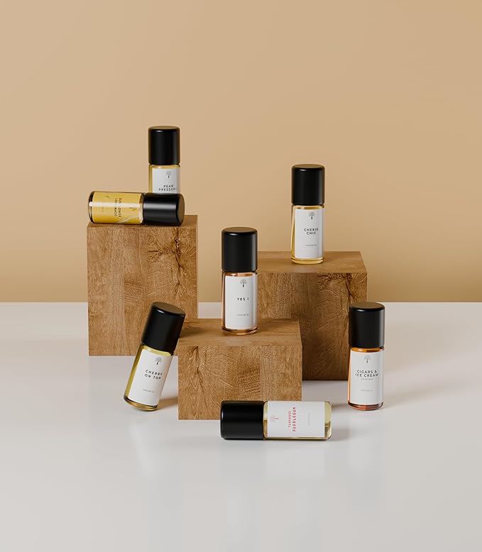 Eternal perfume Oils Travel Size Mini Mist Gift Set 7 Piece Collection perfumes for women unisex Long Lasting perfume sets for womens 7 x 3 ml/0.17 FL Oz Gift Set for Women