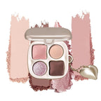 Mini Neutral Nude Cool-Toned Eyeshadow Makeup Palette with Mirror – Matte & Shimmer High Pigment Blendable Long-Lasting Mini Everyday Eye & Contour Makeup Palette, Perfect for Blue, Green & Brown Eyes