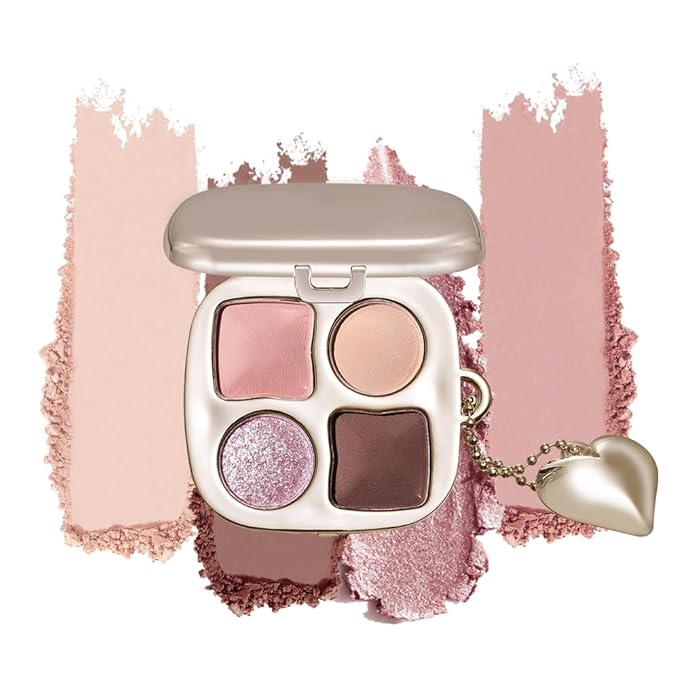 Mini Neutral Nude Cool-Toned Eyeshadow Makeup Palette with Mirror – Matte & Shimmer High Pigment Blendable Long-Lasting Mini Everyday Eye & Contour Makeup Palette, Perfect for Blue, Green & Brown Eyes