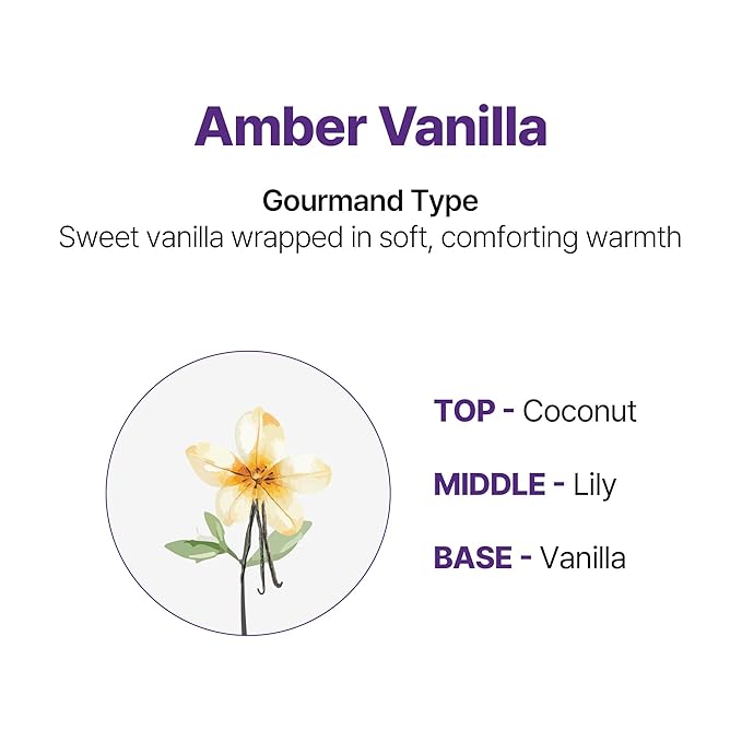 KUNDAL Korean Shampoo and Conditioner Set [Amber Vanilla] Salon-quality, Long Lasting Scent, Moisturizing, Sulfate-Free, Argan & Macadamia Oil, Korean Hair care,16.9 fl oz each, Stocking Stuffers