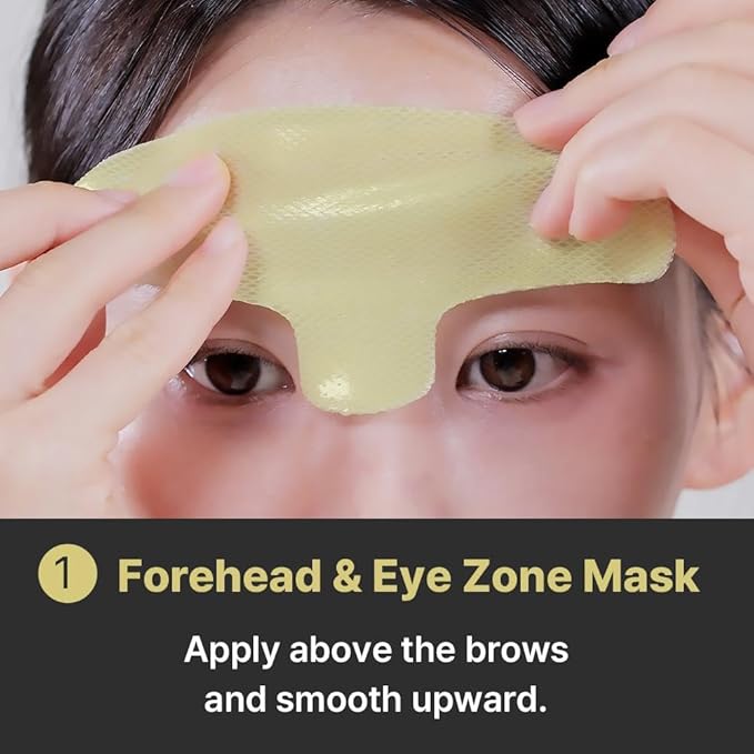 RETINO LIFT HYDROGEL MASK, V-Shape Contouring & Sculpting Face Mask with Collagen & 7 Peptides, Cooling Hydration for Jawline & Chin Support (4 Masks + Band)