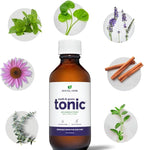 Tooth & Gums Tonic Herbal Oral Rinse with Essential Oils | Alcohol-Free, Fluoride-Free Mouthwash | Plant-Based Oral Care | Soothe Gums & Freshen Breath Naturally | by Dental Herb Company | (2) 18 oz.