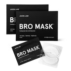 BRO MASK Under Eye Patches for Men with Hydrogel (2 x 6 pairs) - Anti-Aging Korean Eye Masks for Dark Circles and Puffiness- Puffy Under Eye Treatment - Perfect Skin Care Stocking Stuffers for Men