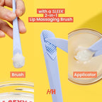 100% Natural Lip Scrub, Vegan Conditioning Coconut Lip Exfoliator - Gentle Exfoliant, Sugar Lip Polish and Lip Exfoliator Scrubber for Chapped and Dry Lips (Original 3pc Set)