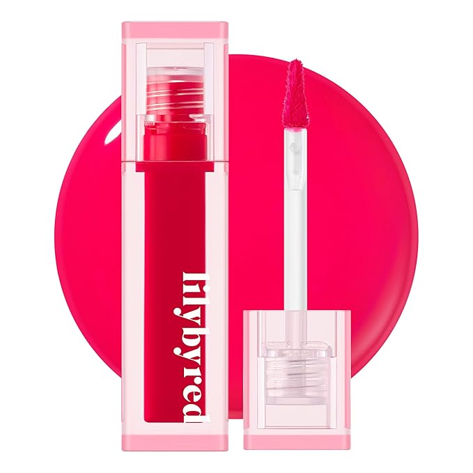 lilybyred Juicy Liar Water Tint | Korean Vivid Water-Gel Lip Stain, Fresh Fruit Colors, Intense Long-Lasting Stain, Moisturizing, Transfer-Proof, Lightweight Finish, 0.16 oz. (05 Pink Lemon Pizz)