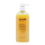 OMIC Lighten-Up LightenUp Honey Body Wash - 16.9 Fl oz / 500 ml - Natural Shower Gel, Cruelty Free, Premium Honey Extract, with Shea Butter