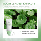 2PCS Centella Sunscreen SPF 50,Face Sun Screen Long-Lasting Protection,Madagascar Sunscreen,NO White Cast - Dry Oily Skincare,Moisturizing Non-Sticky Centella Water-Fit Sun Serum for All Skin. (Green)