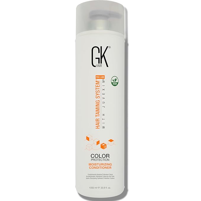 GK HAIR Moisturizing Conditioner Colored Hair Treated for Dry Damaged Repair Curls Intense Hydration Strengthening Frizz Control Keratin Treatment Argan Oil Paraben, Phthalate & Sulfate Free 33.8 OZ