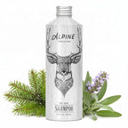 Alpine Provisions Natural & Organic Shampoo with Fir & Sage – Plant-Based Shampoo for Men & Women with Aloe Vera, Jojoba & Essential Oils – Sulfate-Free, Vegan, Hydrating Hair Repair – 16.9 fl oz