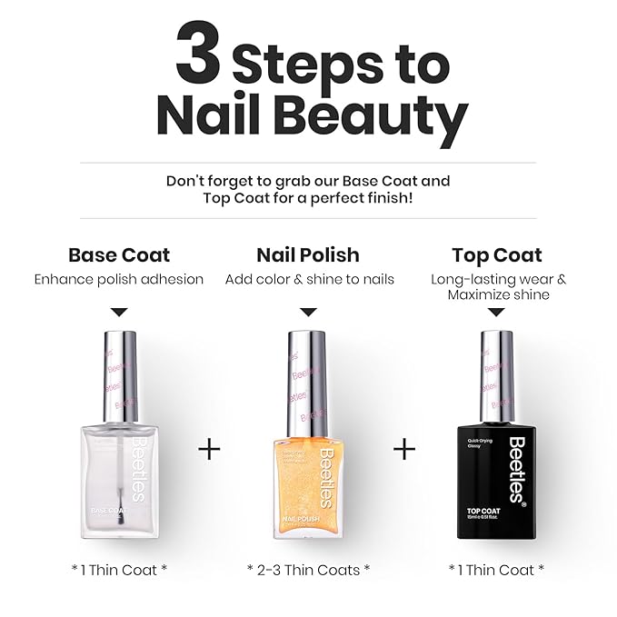 Beetles Neon Nail Polish Set, 6 Colors Glitter Nail Polish Kit Shimmer Pink Blue Green Yellow Orange Neon Fever Quick Dry Fingernail Polish Gifts for Women Salon DIY Manicure Kit