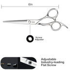 Hair Cutting Scissors- Fcysy 6” Professional Hair Shears Barber Haircut Hairdresser Scissors, Tijeras De Peluqueria Professional, Trimming Shears for Women Men