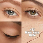 Kaely Cream Eye Shadow Sticks, Warm Nude Matte Eyeliner Pencil Eyeshadow Palette Makeup, Eye Highlighter Brightener Stick for Older Women Waterproof Pigmented, sombras para ojos, New-82