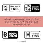 nude envie - Lip Gloss - High-Shine Finish - Moisturizing & Easy Application - Luxury Hydration - Non-Sticky Formula - With Vitamin E & Jojoba Oil - Vegan, Paraben-Free & Cruelty-Free - Affection